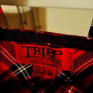 Tripp plaid mini skirt size M